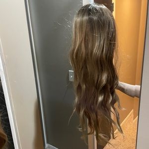 ginger blonde wig water waves mermaid ombré long 29” 30 NWT